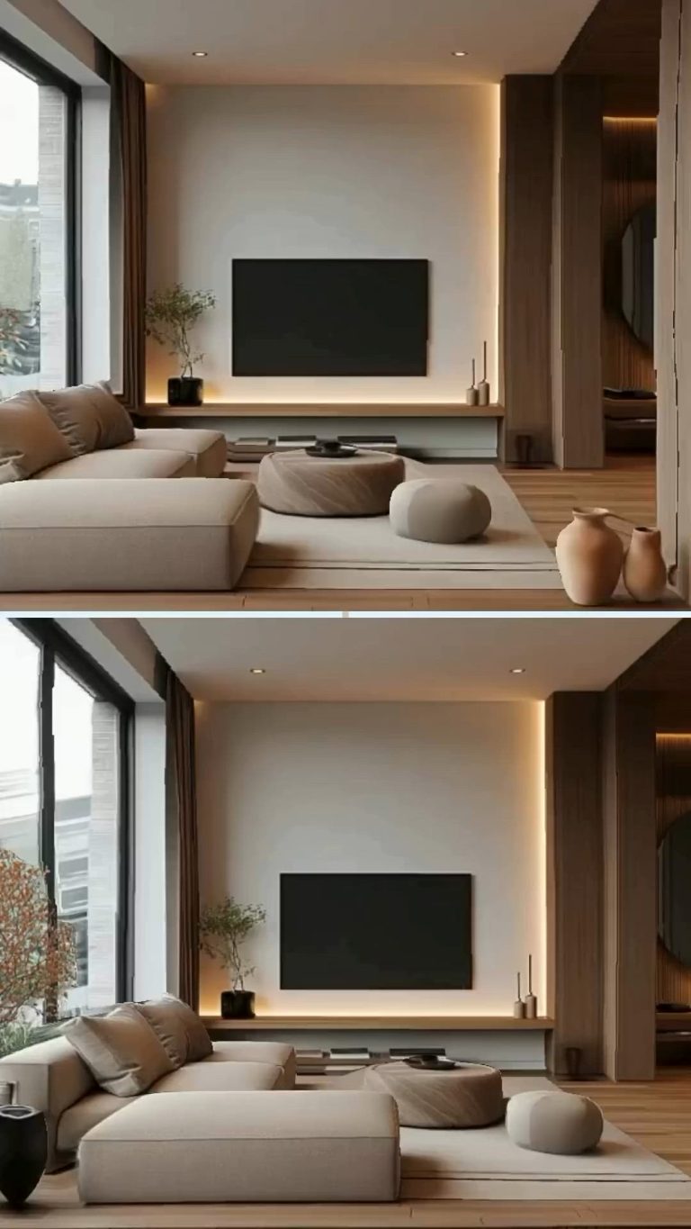 Scandinavian library interior